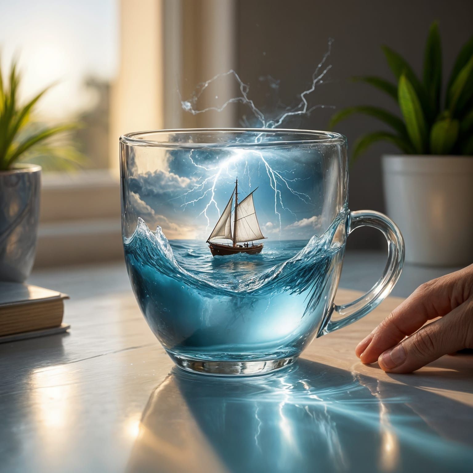 Storm in a Teacup: Miniature World in Turmoil