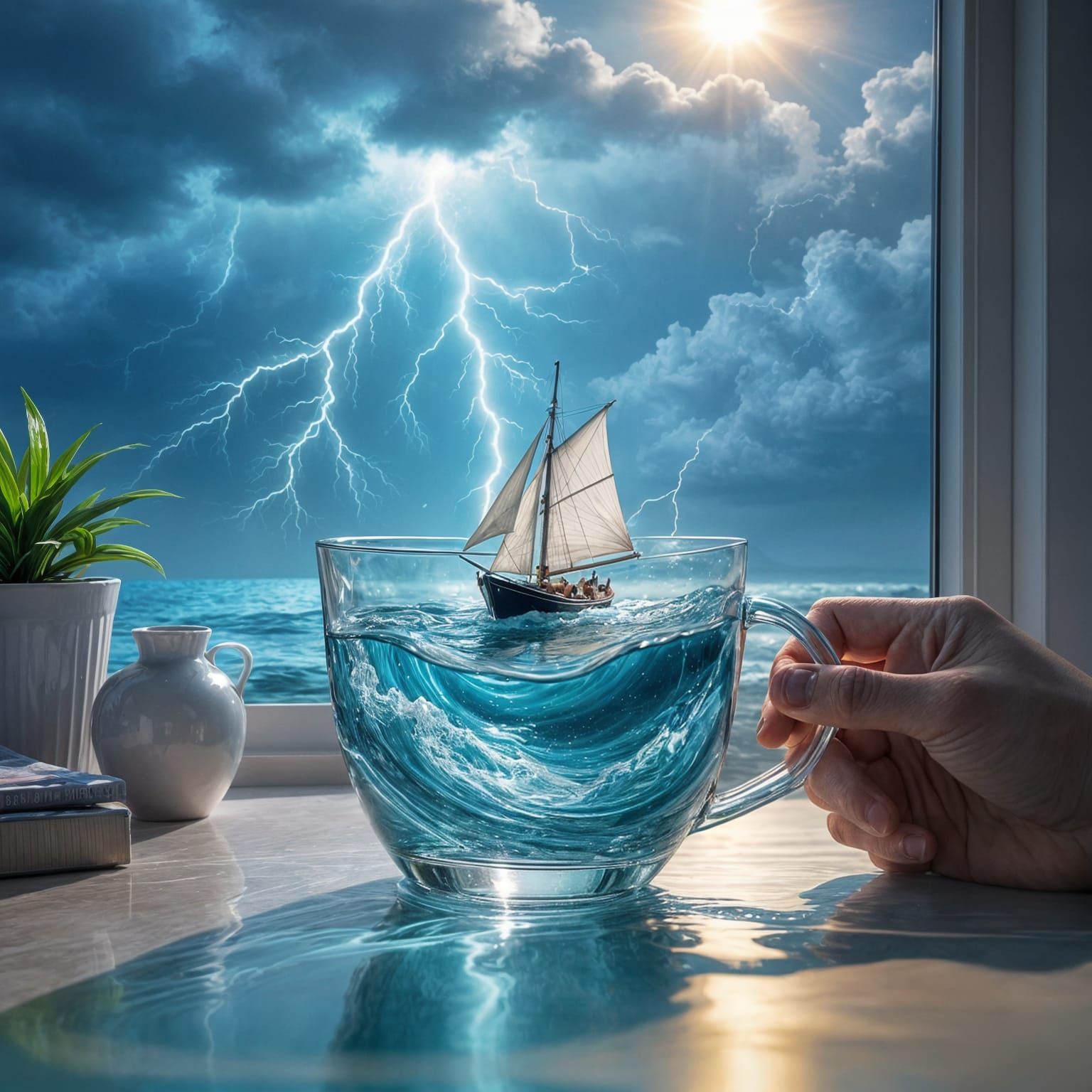 Tempest in a Teacup: Miniature Storm