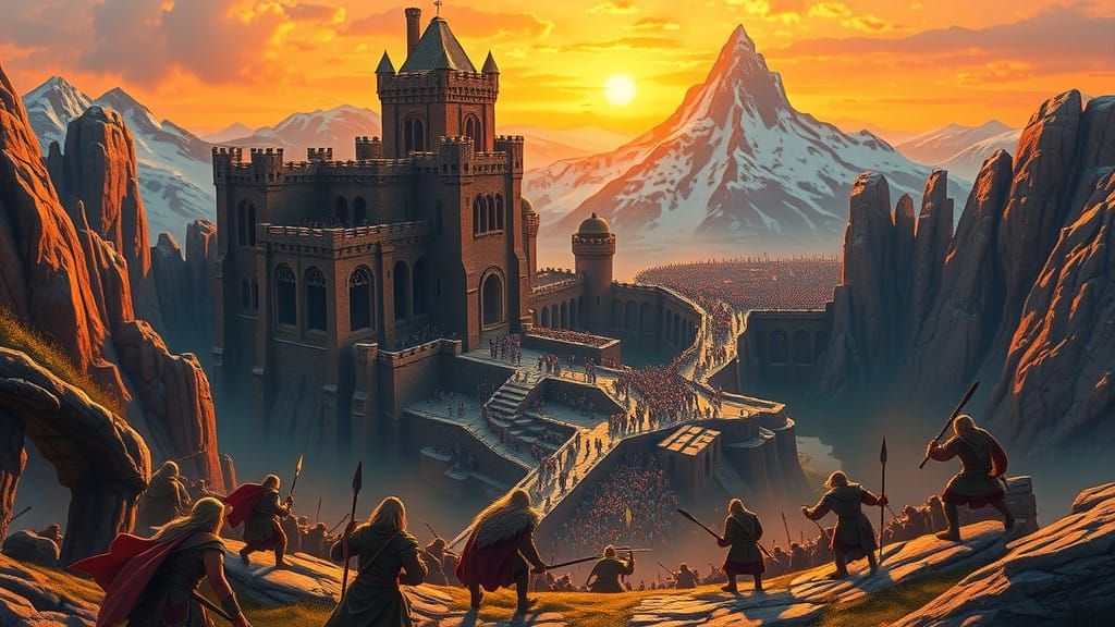 Epic Fantasy: Helm's Deep Under Siege