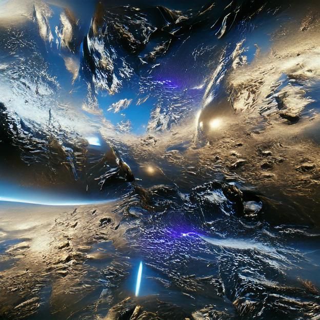 Space Scene Zoom Background in 8K Resolution