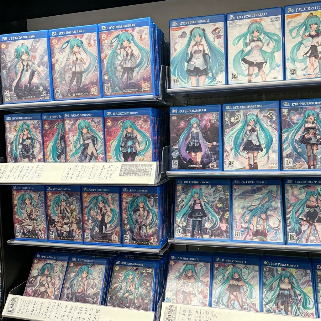 Hatsune Miku Vocaloid Remake Game Covers
