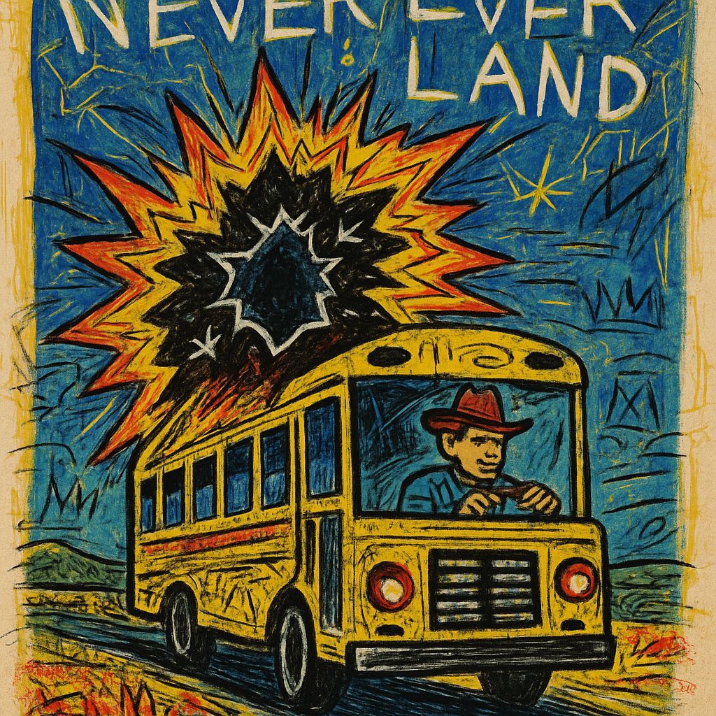 Surreal Bus to Never Ever Land: Cosmic Scribbles