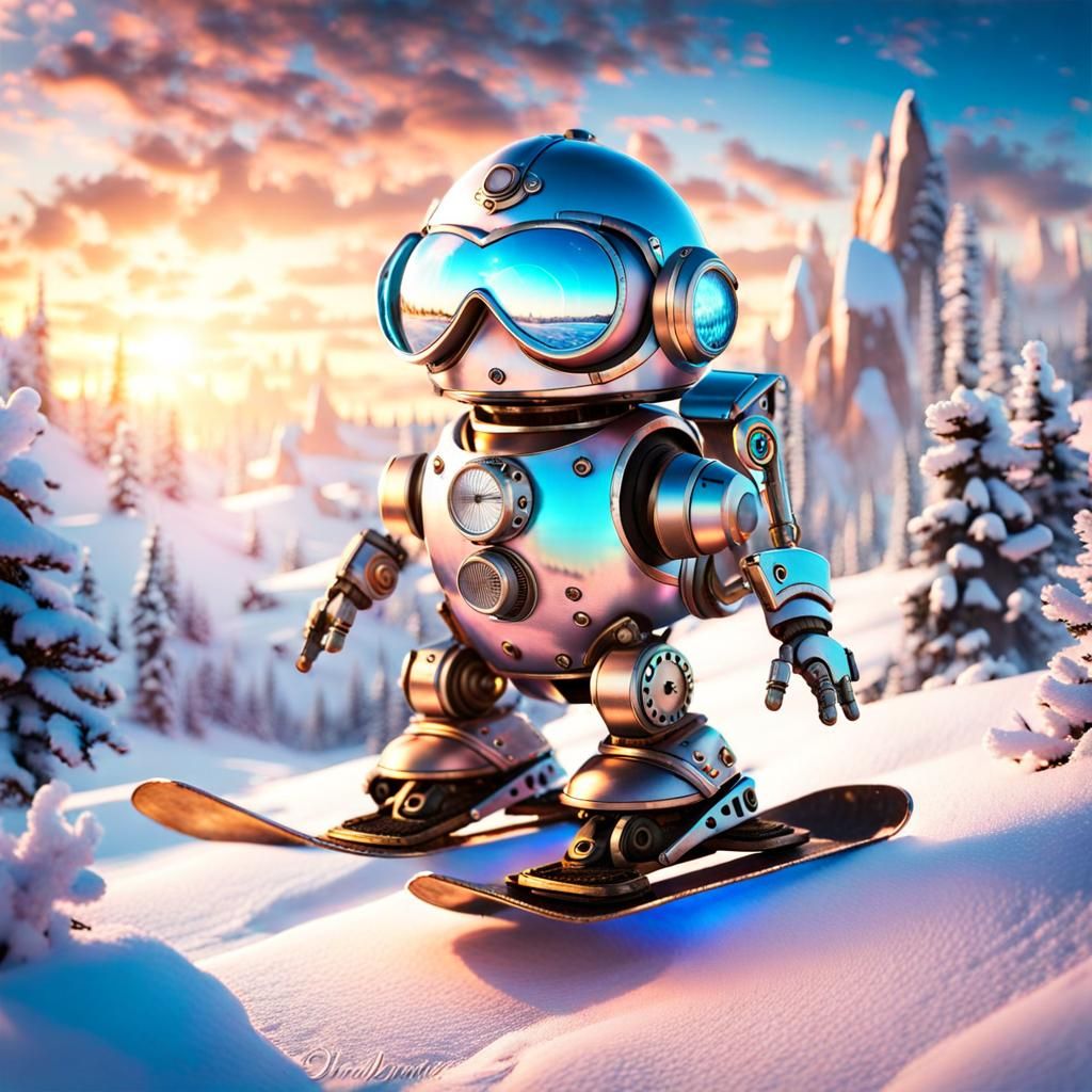 Robot Snowboarding 🤖🏂
