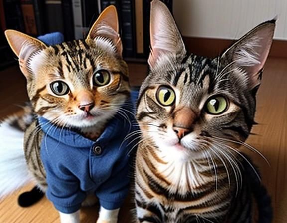 Hilarious Cat Meme Generated by AI