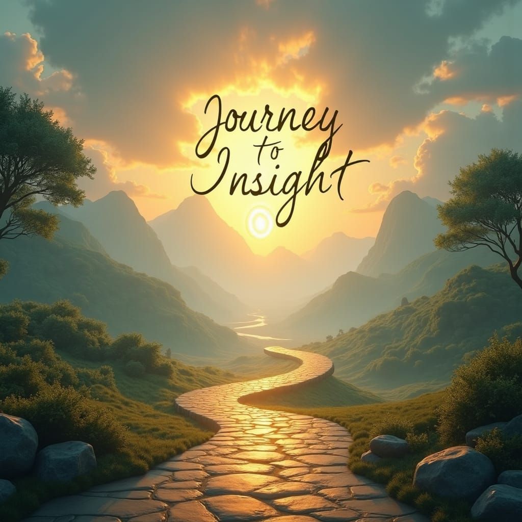Journey to Insight: Serene Landscape YouTube Banner