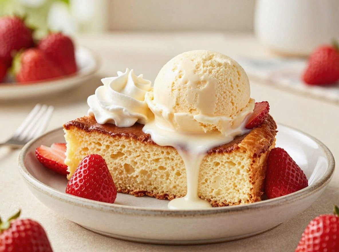 Strawberry Shortcake a la Mode