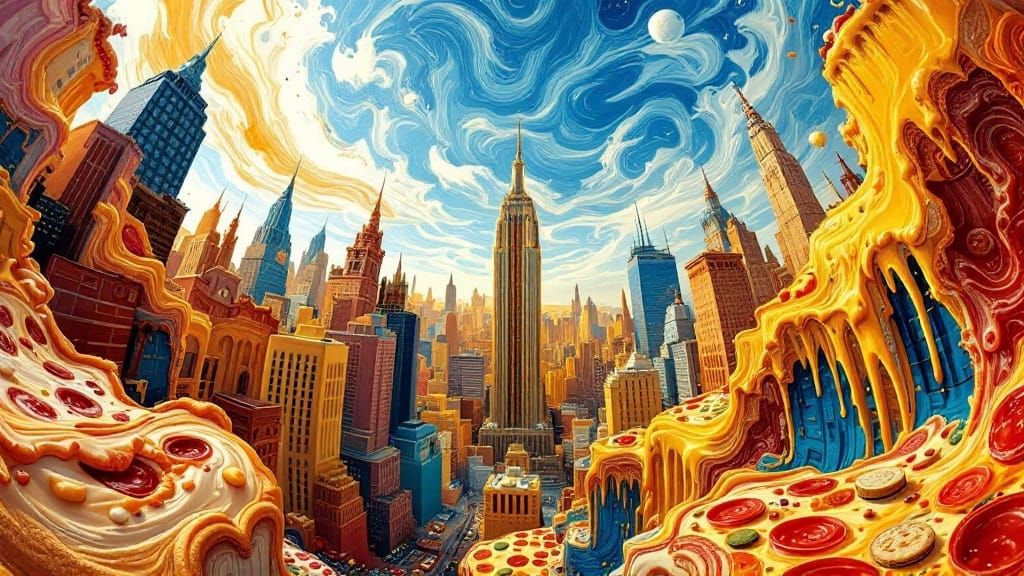 Surreal NYC Skyline Transformed into Edible Delights in Drea...
