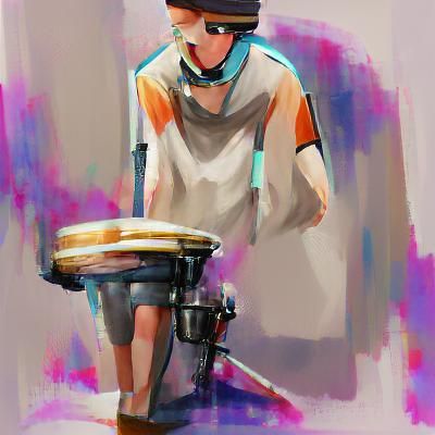 AI Image of Drummer