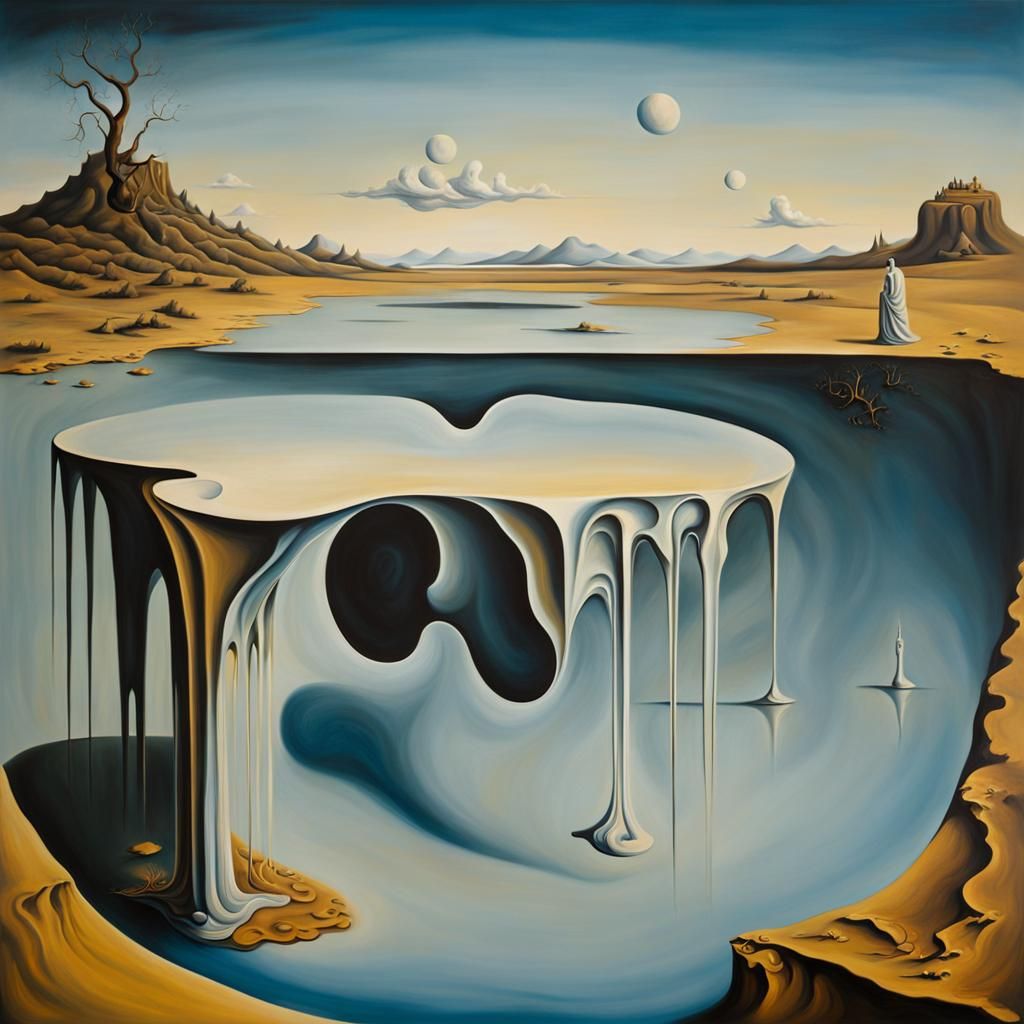 Surreal Optical Illusion in Dali Style
