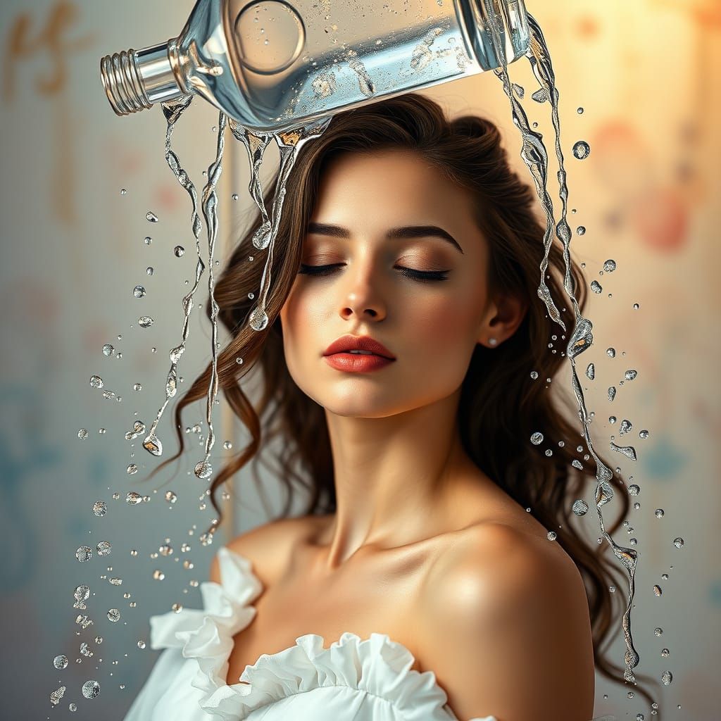 Surreal Beauty in Hyperrealistic Cinematic Style