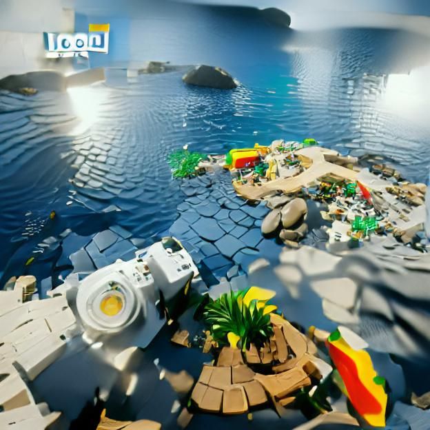 Lego Island Rendered in Unreal Engine