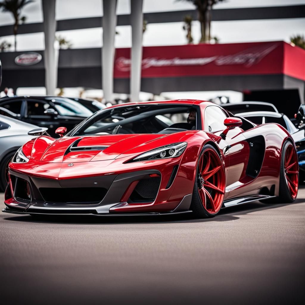 Sport Cars at Car Show: Automotive Culture