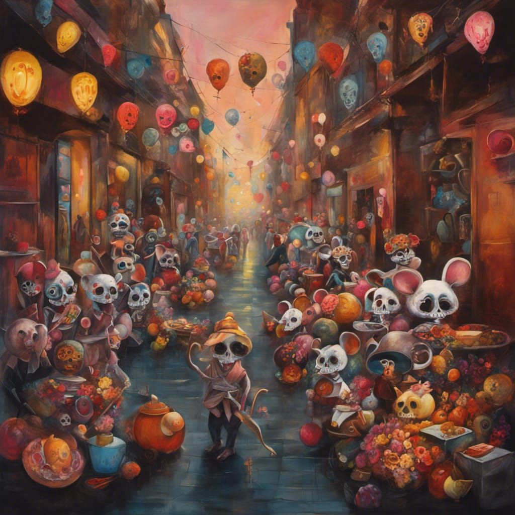 The mice of Mexico take The day of the dead very seriously