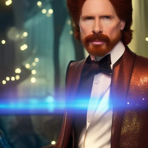 Close-up Portrait of a Redhead with Volumetric Lighting