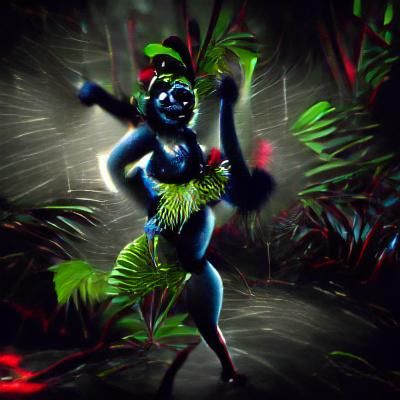 AI Generated Image of Kali