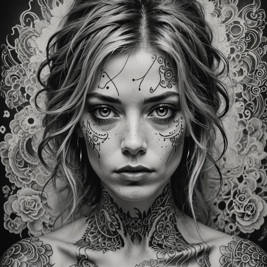 Amy Winehouse: 1960s-Style Black and White Portrait