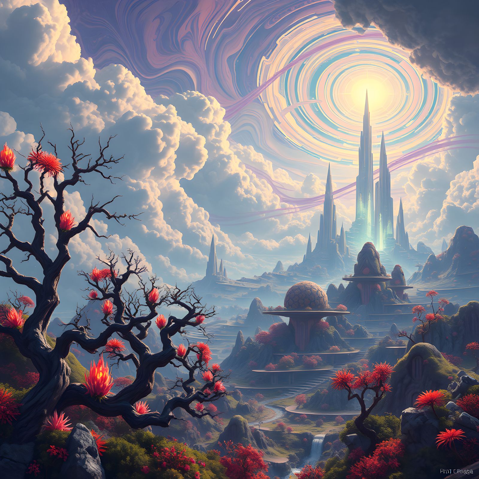 The Radiant Spires of Elysium