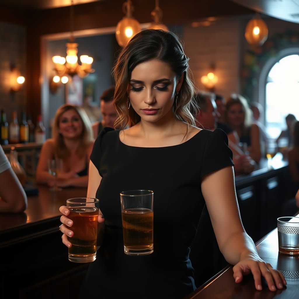 I go to the bar to practice telekinesis