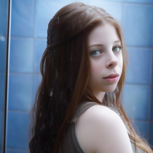 In the Shower - Michelle Trachtenberg