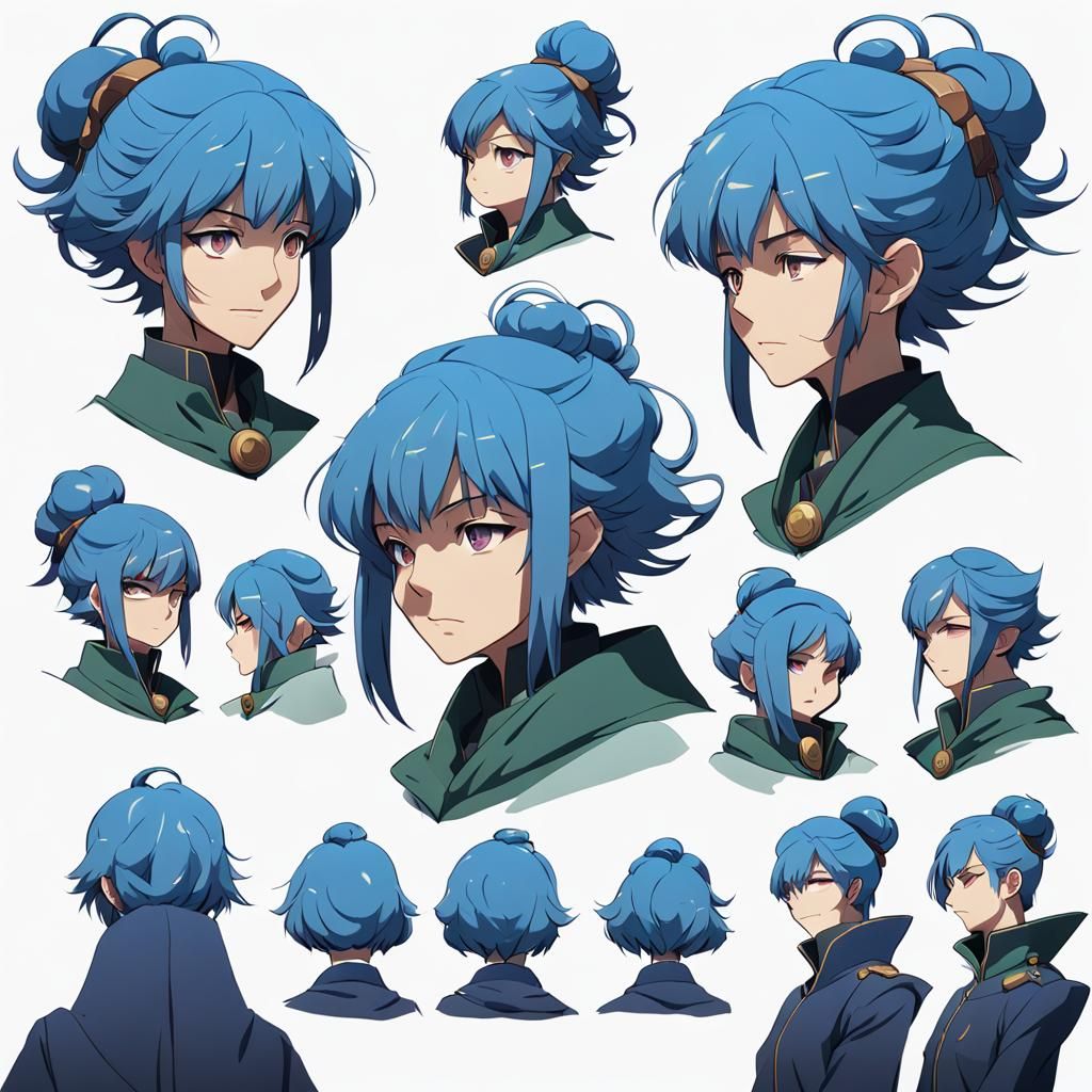 Elegant Menacing Villain in Studio Ghibli Anime Style