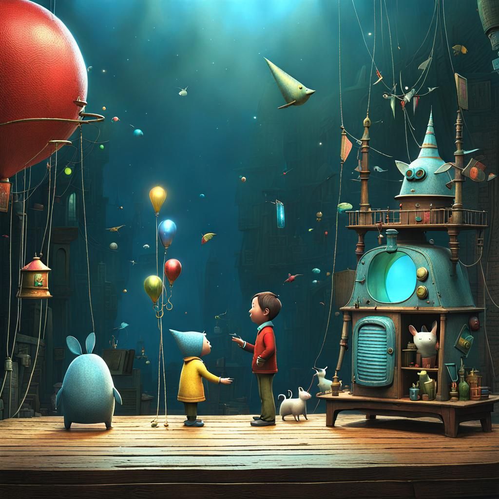 Charming Imperfect Objects in Surreal 3D Render