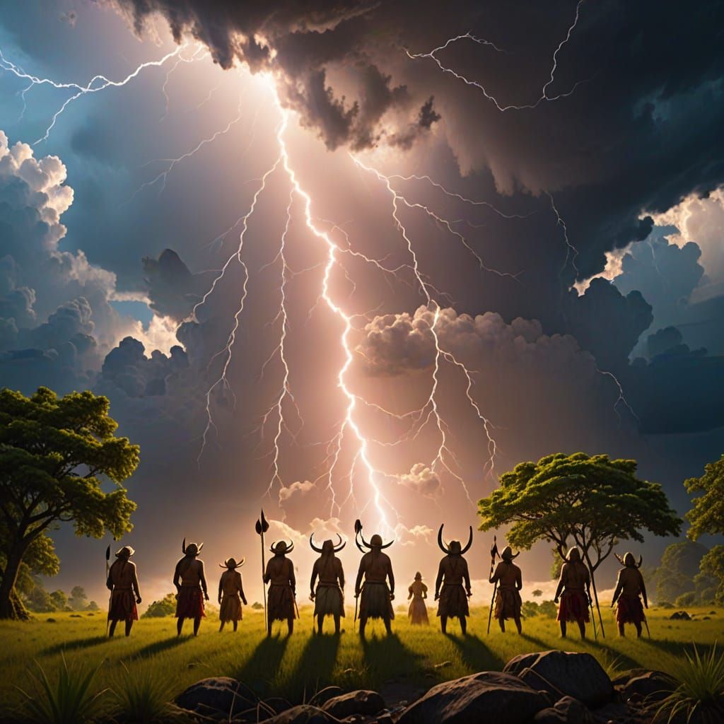 Tribal People Witness Gods' Lightning War