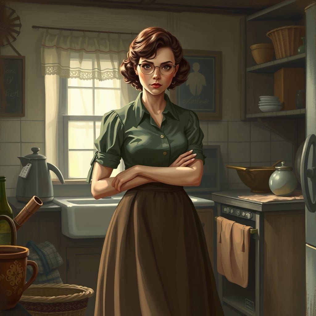 A Nostalgic Homemaker in Vintage Style