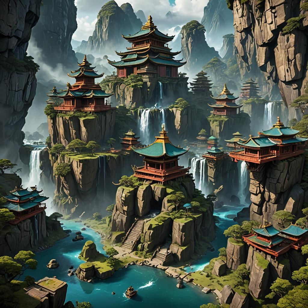 Avatar the Last Airbender: Detailed Matte Painting
