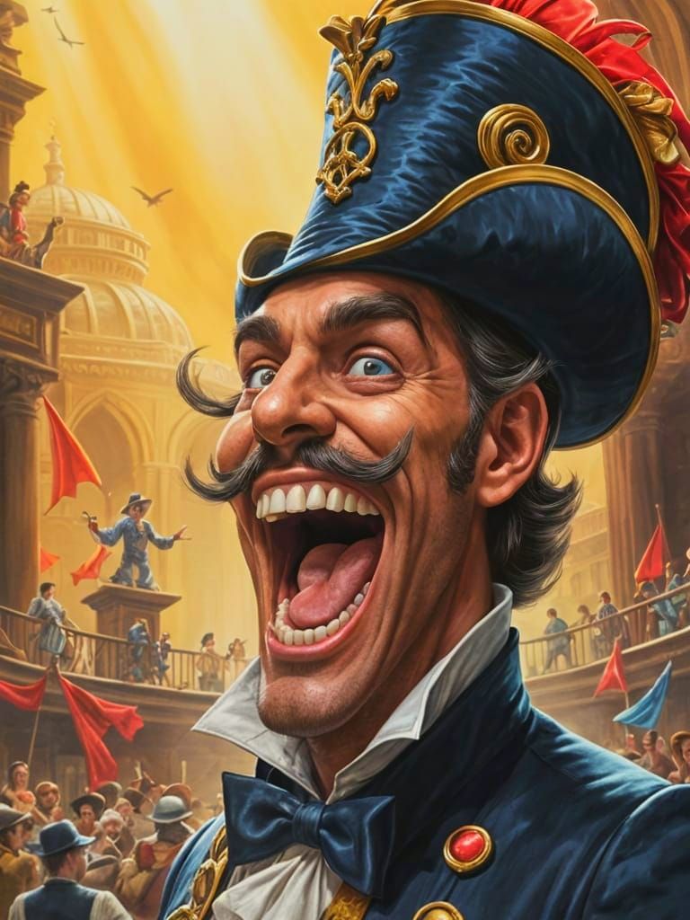 Flamboyant Italian Tenor in Shakespearean Tragedy