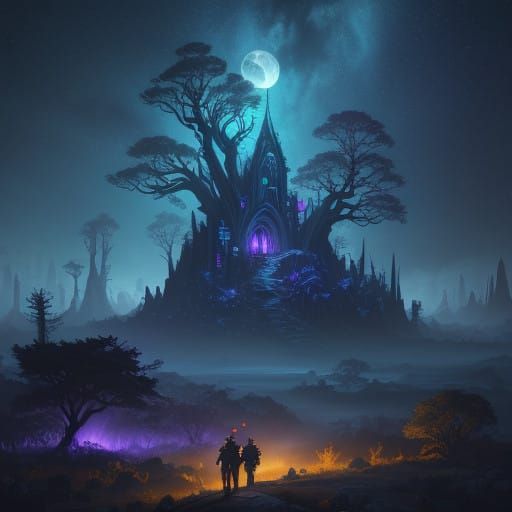 Mystical Dreamworld NightCafe