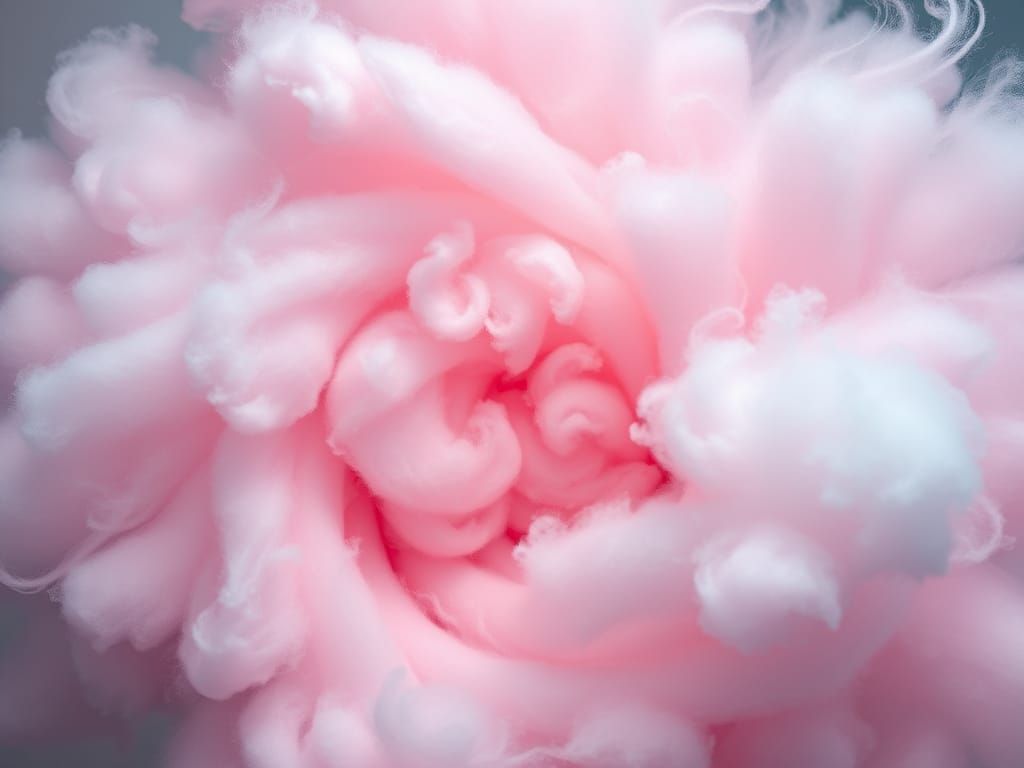 Pastel Cotton Candy Dreamscape: Color Field Pop Art