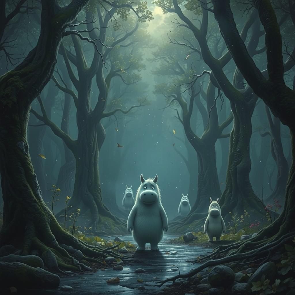Epic Moomins Cinematic Digital Painting