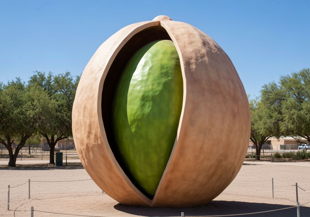 Giant Pistachio Sculpture in Alamogordo