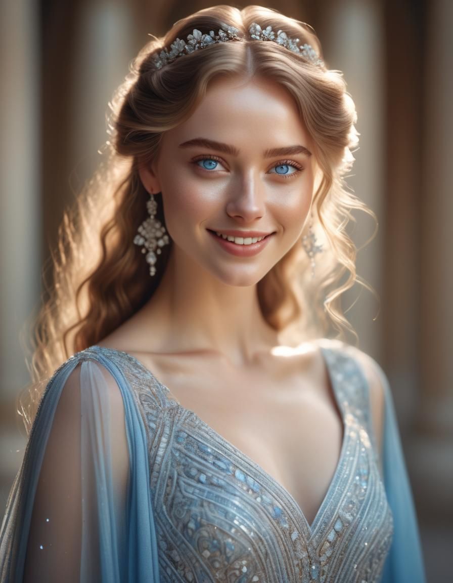 Glamour Portrait of a Beautiful Young Woman