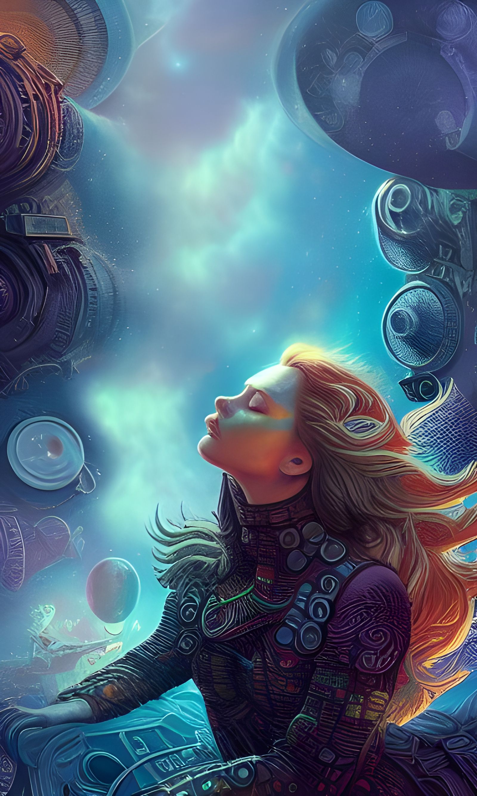 Psychedelic Universe's Last Breath: Digital Matte Painting