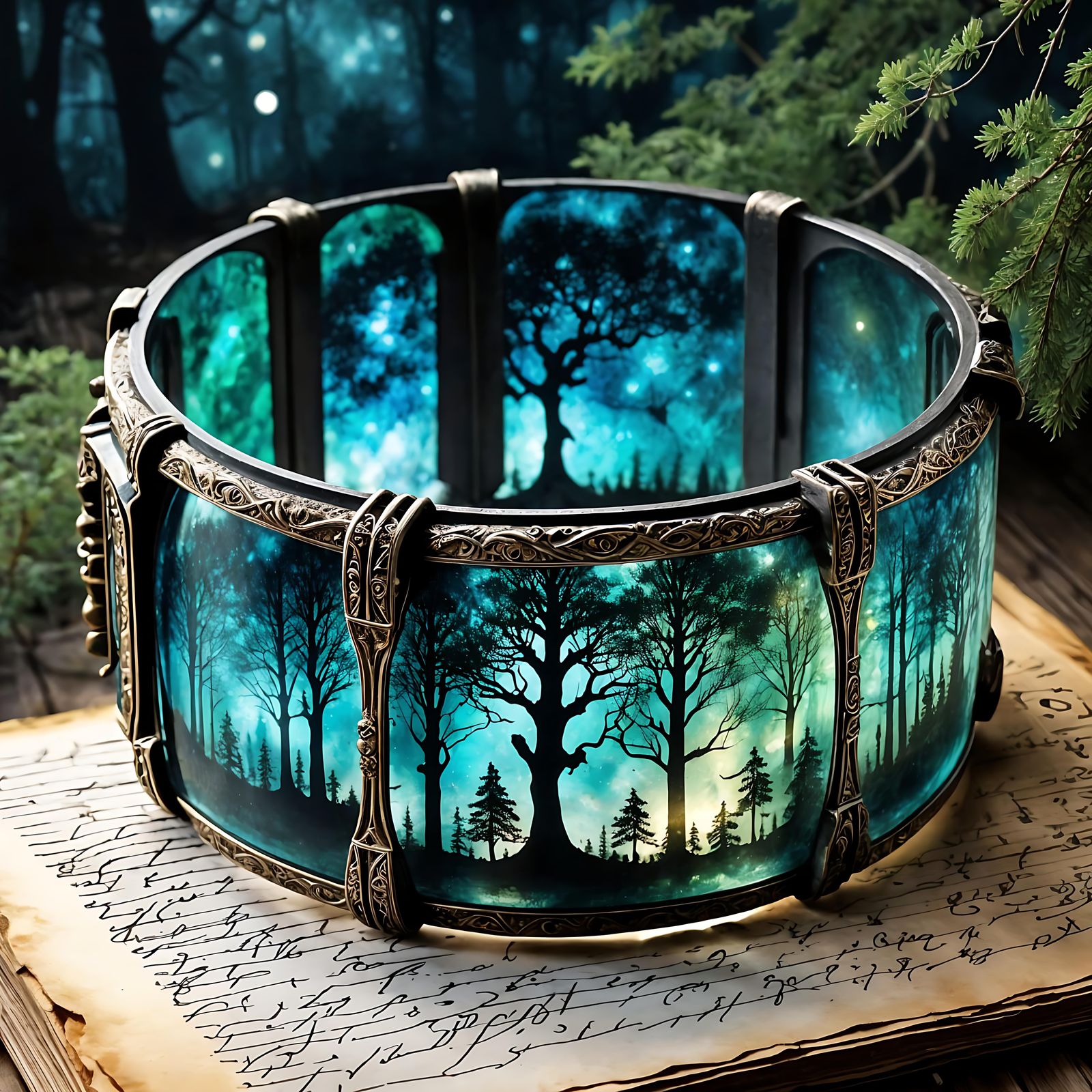 Preserved Forest Night