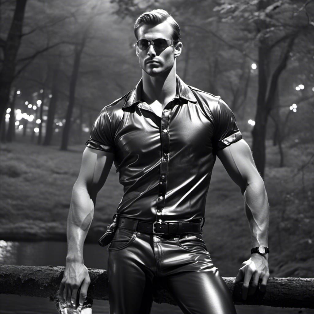 Tom of Finland Soldier in Moonlight