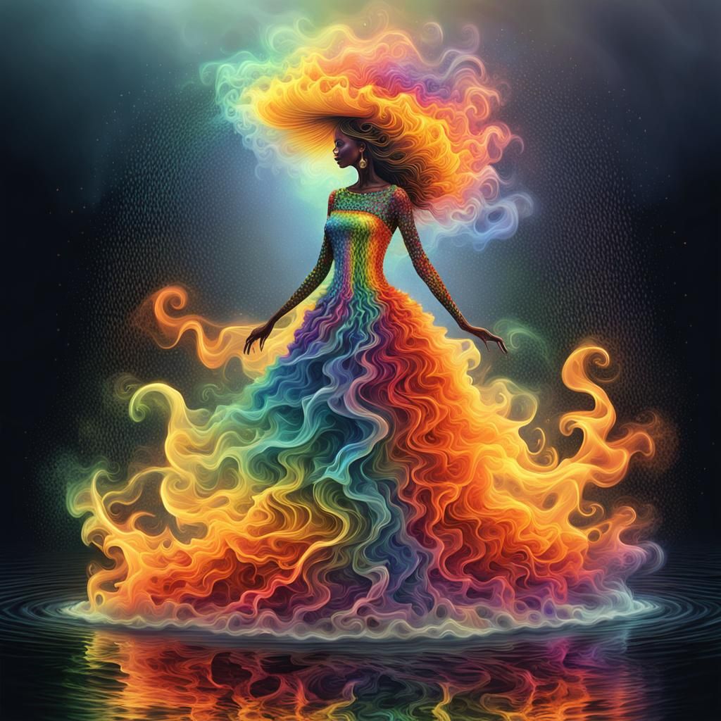 Rainbow Flames