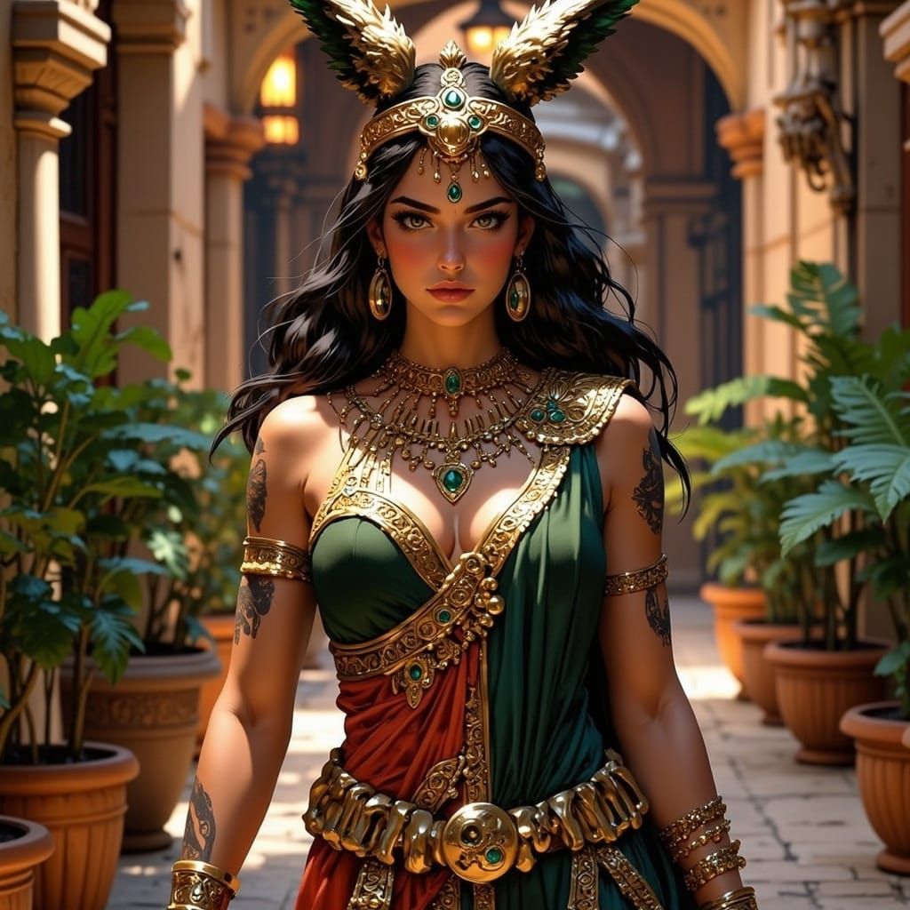 Bastet in Modern Egyptian Style, Cairo