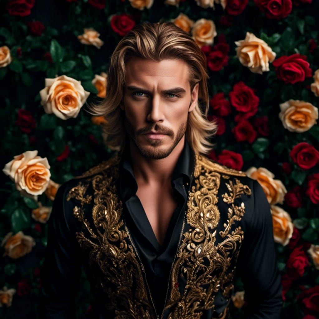 Eerie Prince in Rose Garden at Crystal Palace