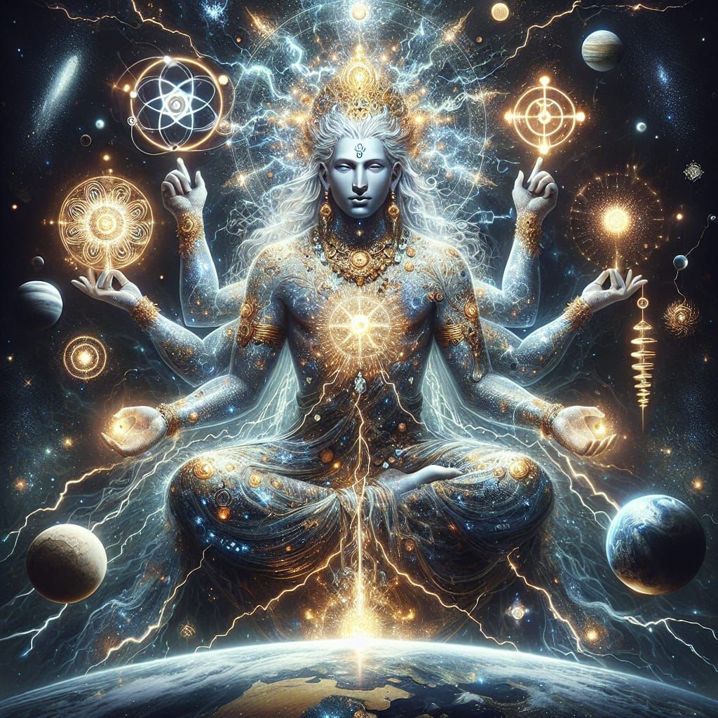 Divine Deity Embodiment of Energy, Power, and Space