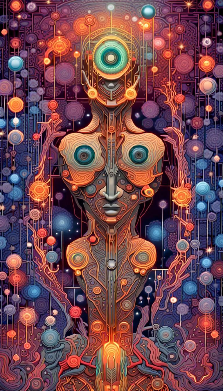 AI Perceptions of Humanity in Maximalist 3D