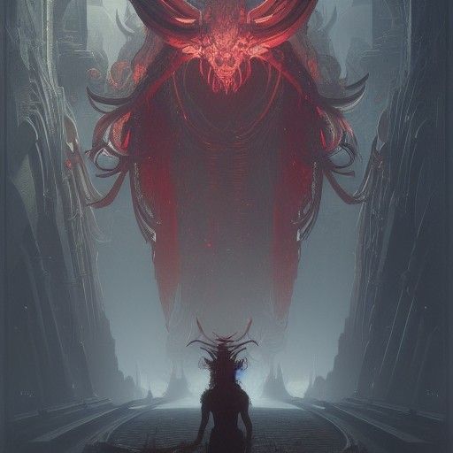 Asmodeus Dark Fantasy Concept Art in 8K Resolution