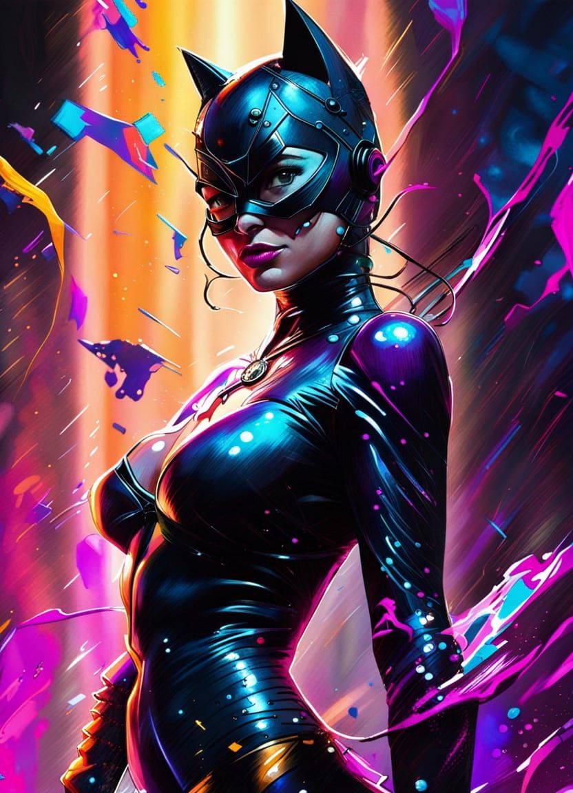 Catwoman - Colorful