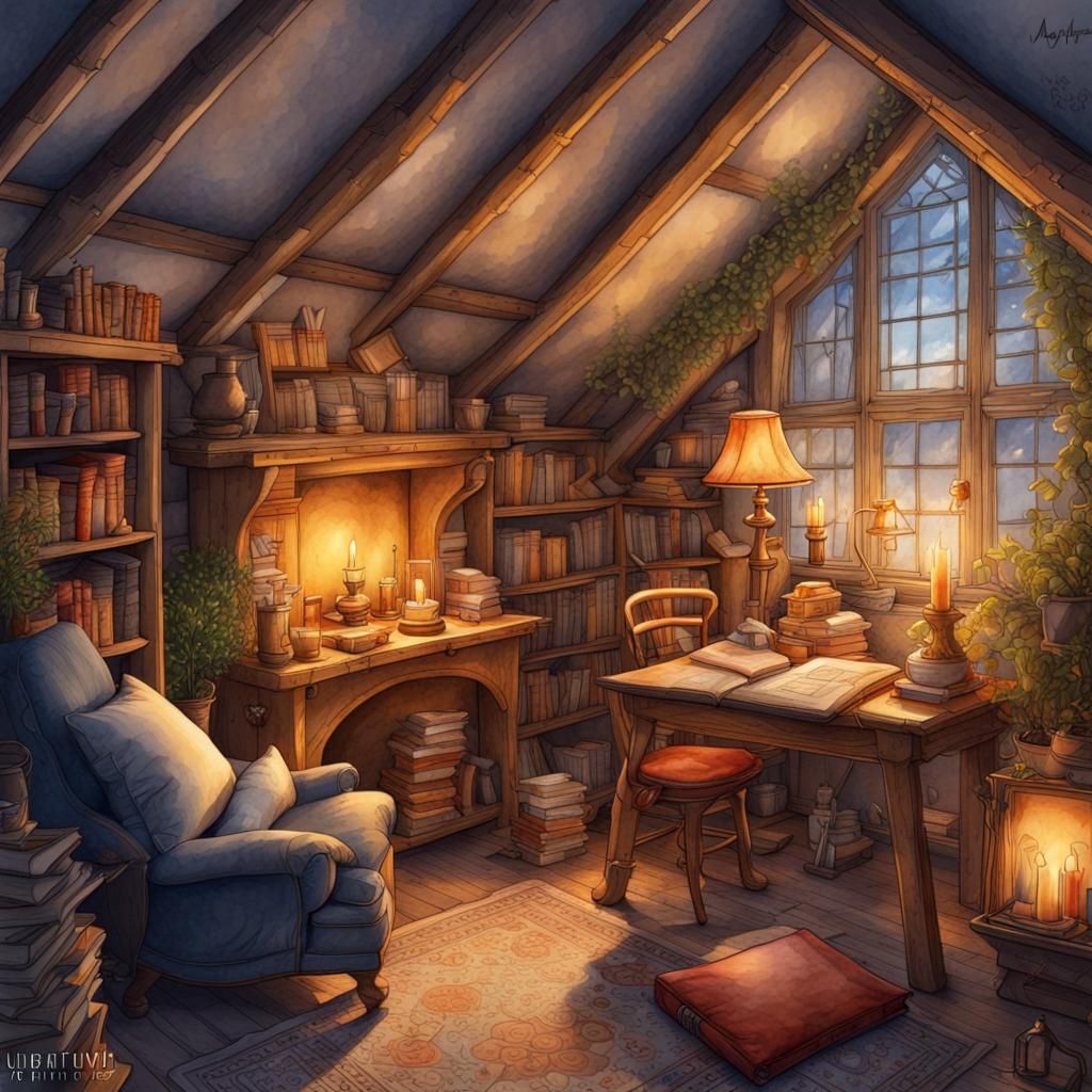 COSY ATTIC OFFICE