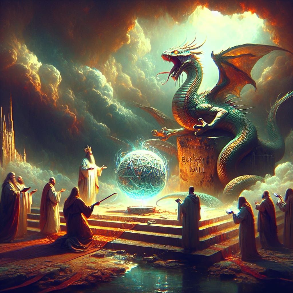 God asks the Basilisk To Make A Beautiful Sigil for Bucky-Ba...