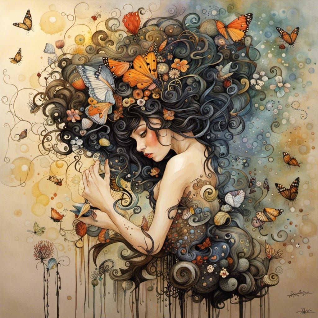 Enchanted Fantasy Art in Mixed Styles