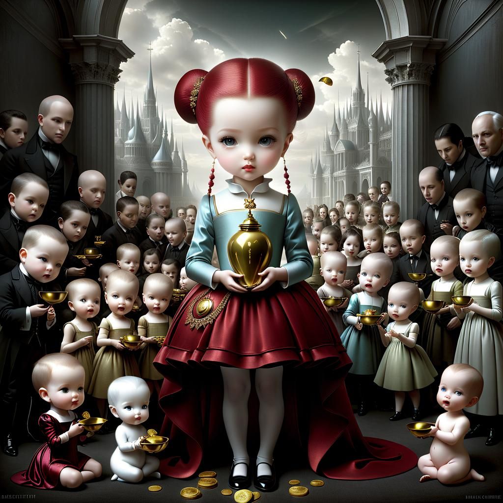 Generosity Versus Greed: Conceptual Digital Art