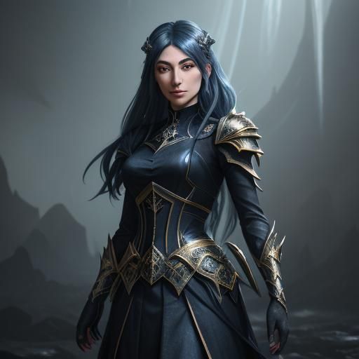 Grayfia Lucifuge Heroic Anime Fantasy Illustration