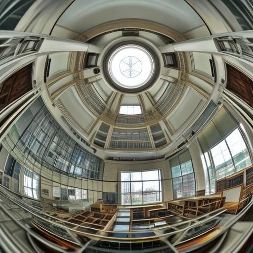 Wide-Angle Lens Generated by AI